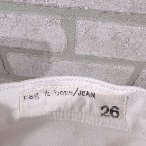 Rag & bone Skimny Jeans in Bright White Size 26 - Picture 9 of 10